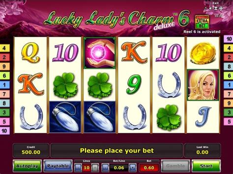 Lucky ladys charm deluxe 6 demo  În 2017 seria Lucky Lady free slots este completată cu varianta Deluxe 6, ca mai recent să fie prezentat și Lucky Lady Deluxe 10